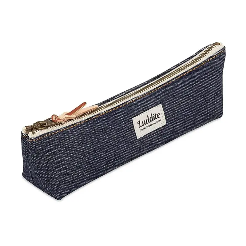 Boat Pencil Pouch in Okayama Denim by Luddite