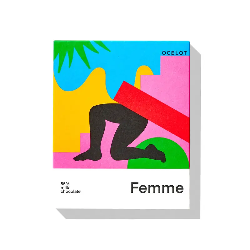 Femme 55% Milk Chocolate Bar by Ocelot