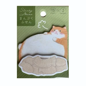 Greedy Ginger Cat Sticky Notes by Gakken Japan