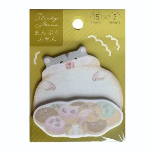 Greedy Hamster Sticky Notes by Gakken Japan