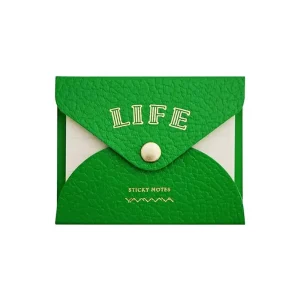 Life x Yamama Sticky Notes With Cover in Green by Life Japan