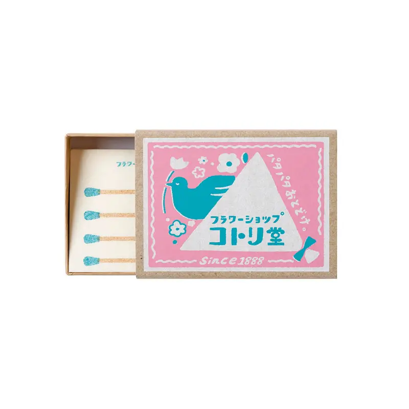 Matchbox Note Paper Set Peace Dove by Furukawa Japan