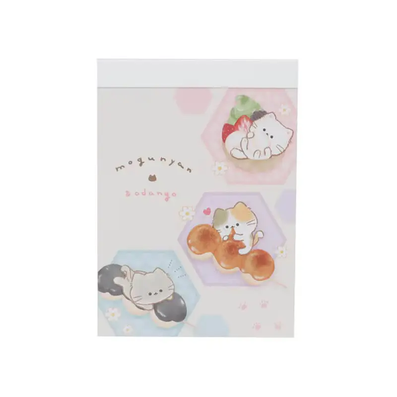 Mogu-Nyan Dango Small Memo Pad by Kamio Japan