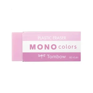 Mono Colors Plastic Eraser in Pink by Tombow