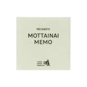 Mottainai Memoblock Number 18 by Takeo Paper Products Japan