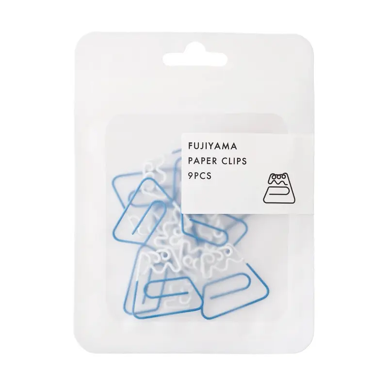 Mount Fuji Paperclips (Set of 9) by Fujiyama
