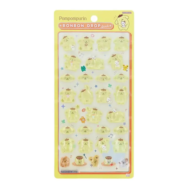 Pompompurin Bonbon Drop Seal Stickers by Sun-Star Japan