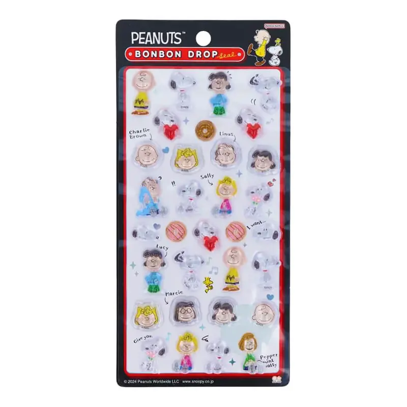Snoopy & Charlie Brown Bonbon Drop Seal Stickers by Sun-Star Japan