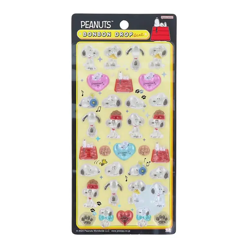 Snoopy Doghouse Bonbon Drop Seal Stickers by Sun-Star Japan