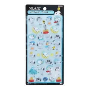 Snoopy & Woodstock Bonbon Drop Seal Stickers by Sun-Star Japan