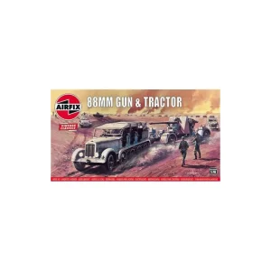 Airfix 88Mm Gun & Tractor 1:76 Scale