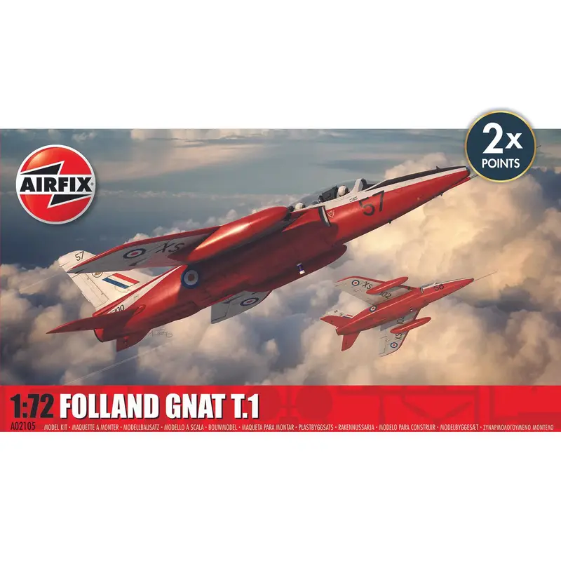 Airfix Folland Gnat T.1 1:72 Scale