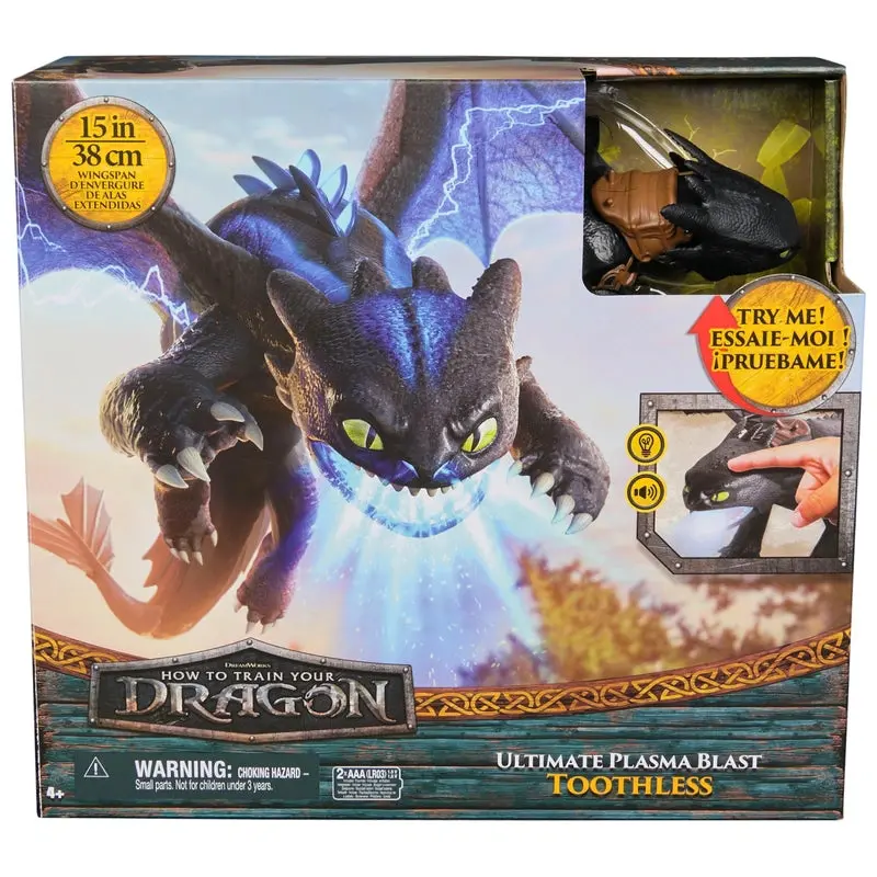 Dreamworks How to Train your Dragon Ultimate Plasma Blast Toothless Action Figure