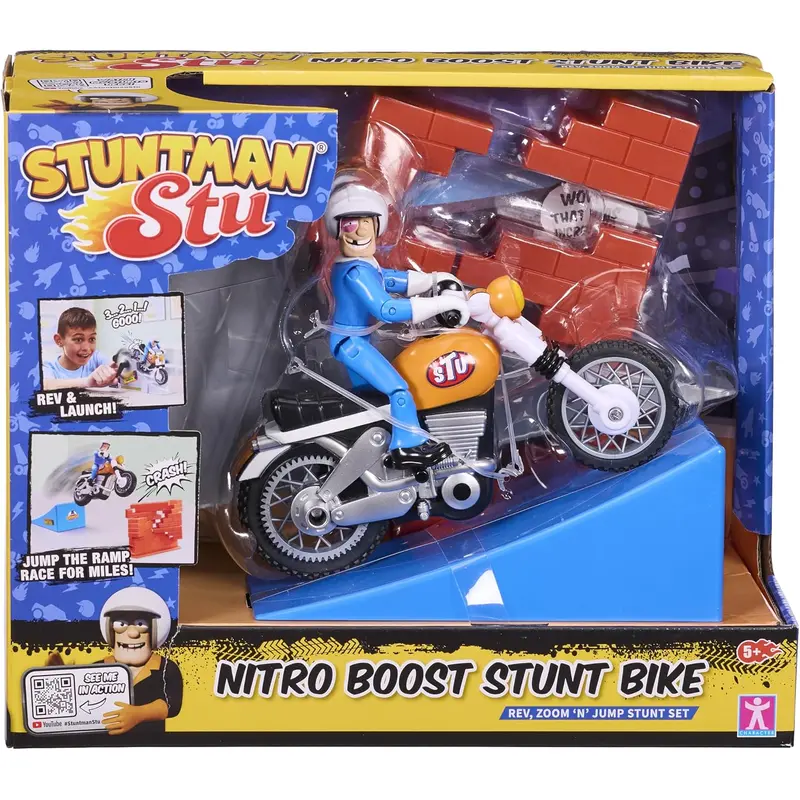 Stuntman Stu Nitro Boost Stunt Bike Set