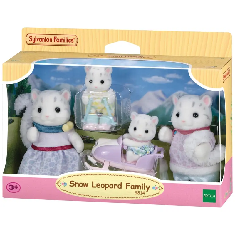 Sylvanian Families Snow Leopard Family