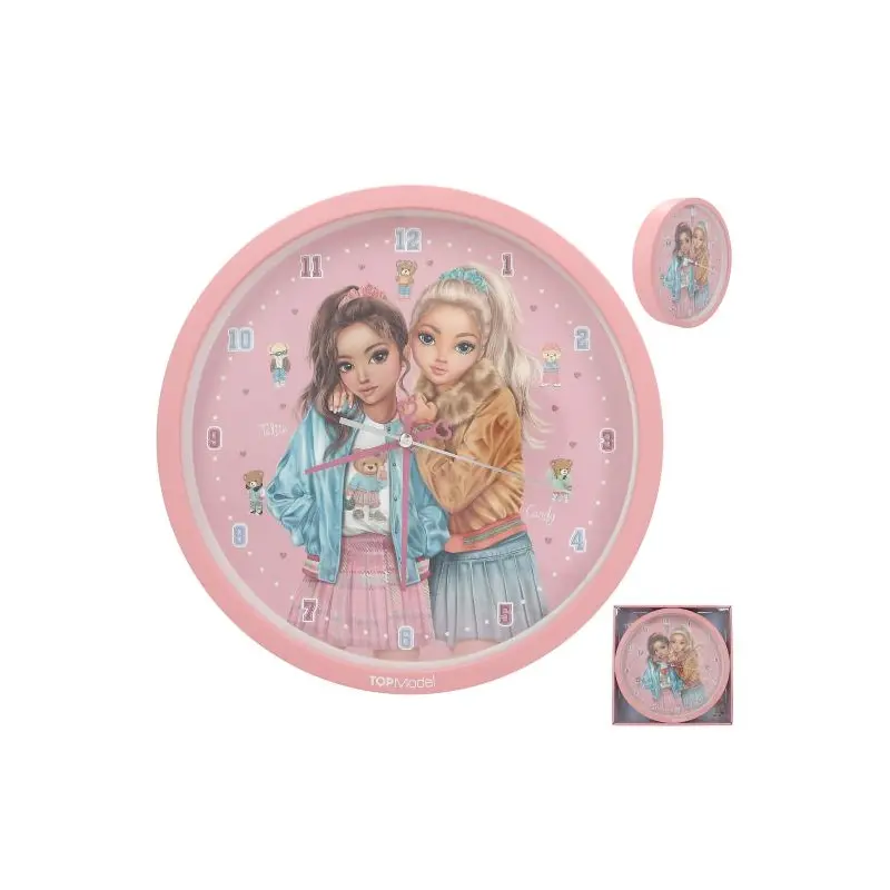 TOPModel Wall Clock Team Teddy