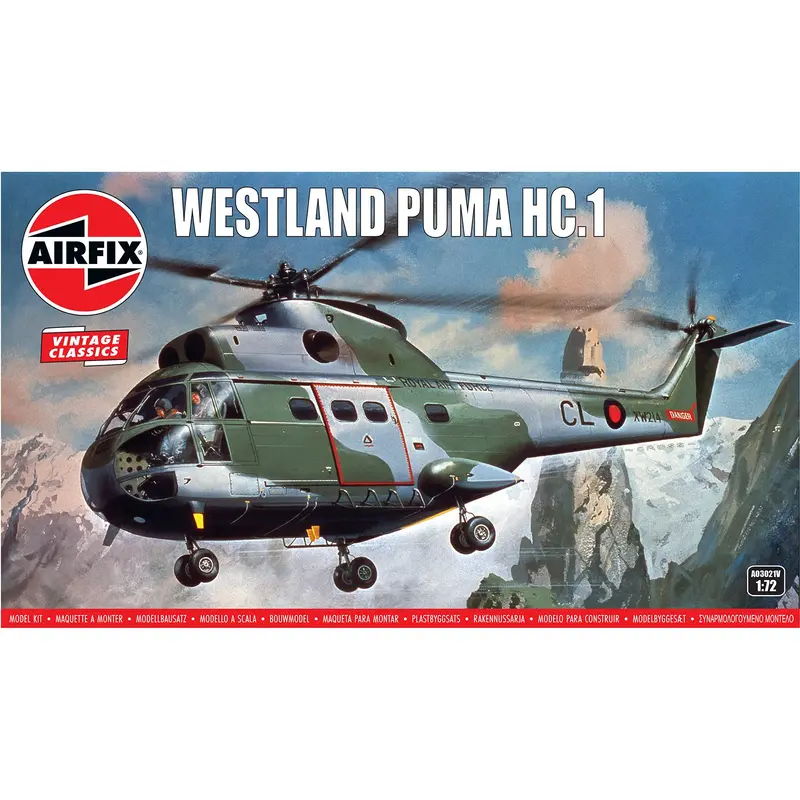 Airfix Westland Puma HC1 1:72 Scale Model Kit
