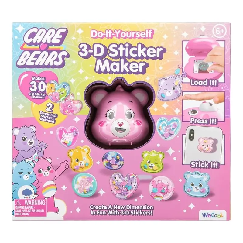 Care Bears Do It Yourself 3D Sticker Maker