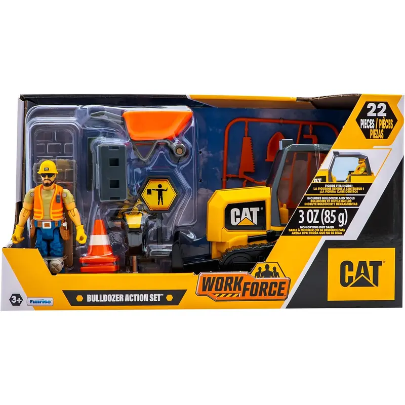 CAT Work Force Bulldozer Action Set with Figure