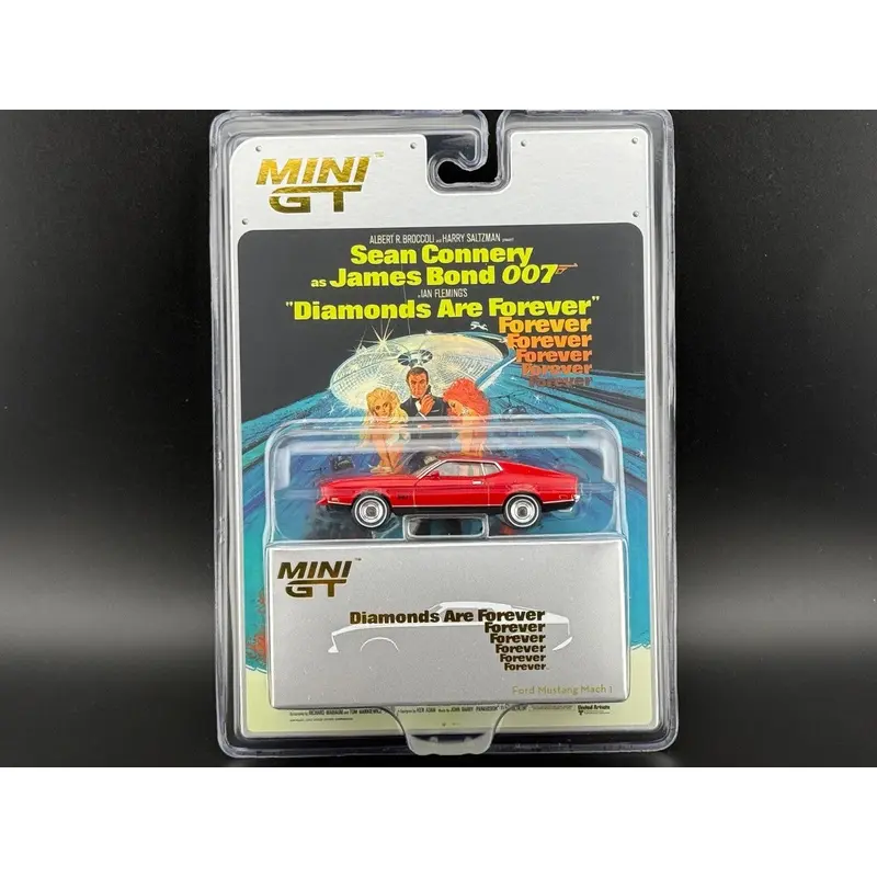 Mini GT Ford Mustang Mach 1 "James Bond - Diamonds Are Forever" 1:64 Scale Die Cast