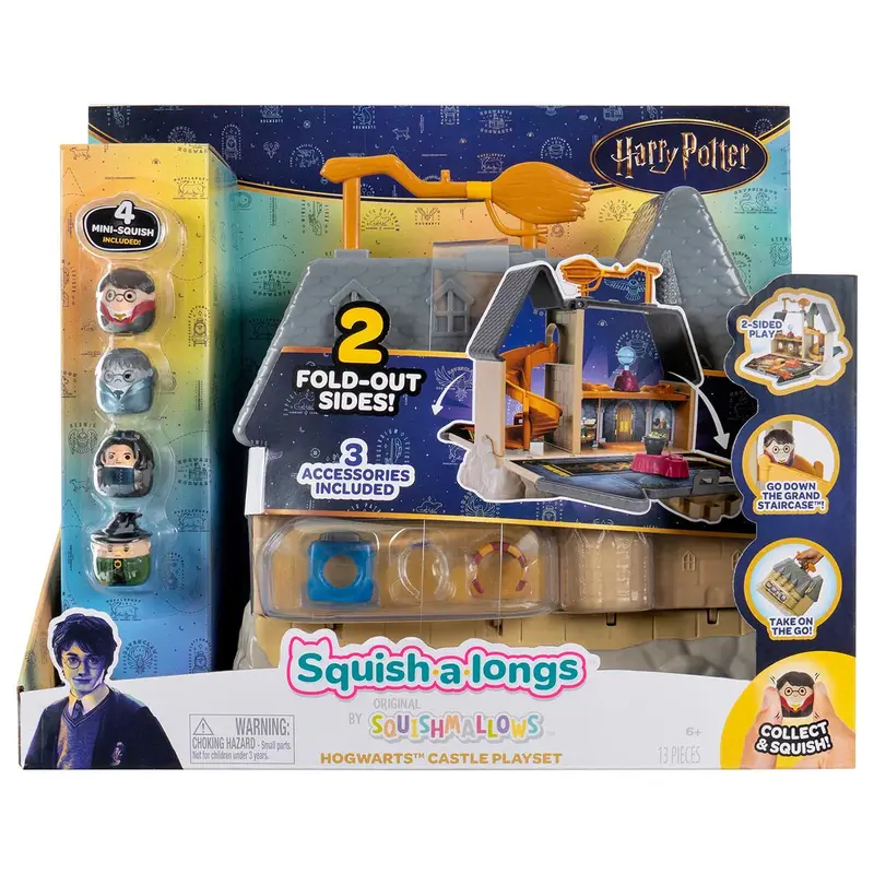 Squishalongs Harry Potter Hogwarts Castle Playset