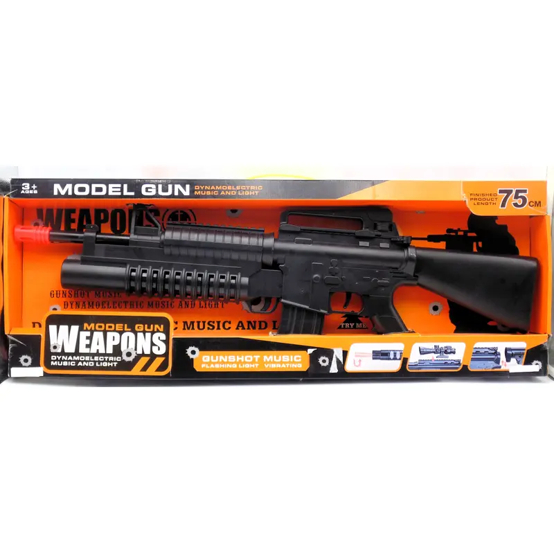 Action Rifle with Light & Sound