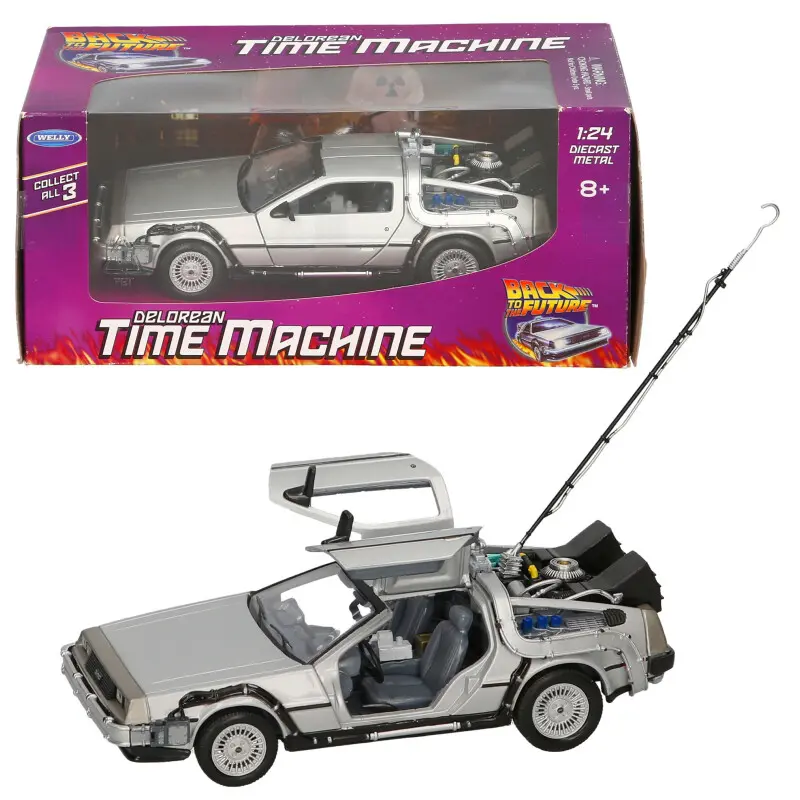 DeLorean Back to the Future 1 1:24 Scale Die Cast