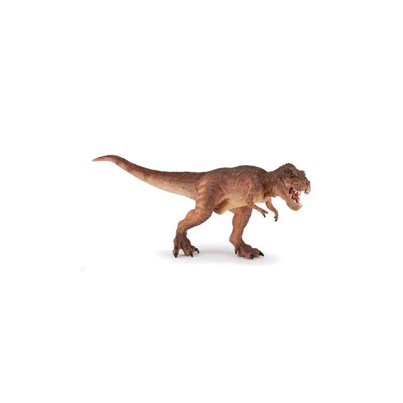 Brown running T-rex
