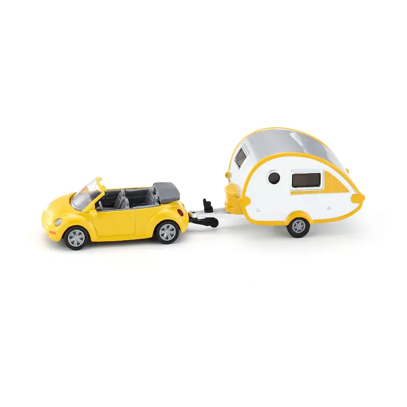 Siku 1:87 VW Beetle With Caravan