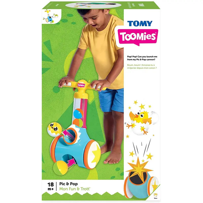 Tomy Toomies Pic N Pop Push Along Toy