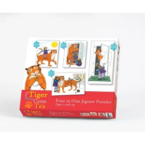 Tiger Comes To Tea Puzzle 4 In 1 - 12/16/20/24 Pcs