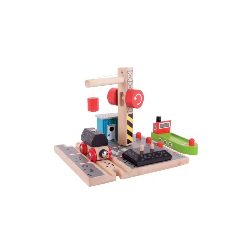 Big Jigs Coal Canal Docks for Wooden Train Set