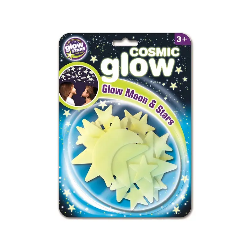 Cosmic Glow Moon & Stars