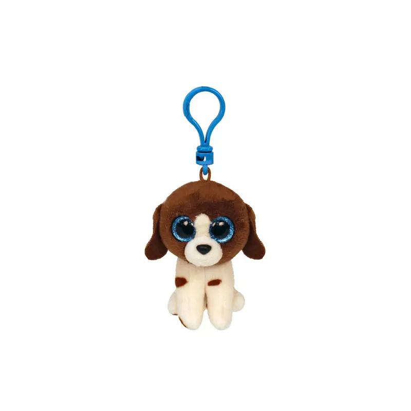 TY Muddles Dog Mini Boo Key Clip