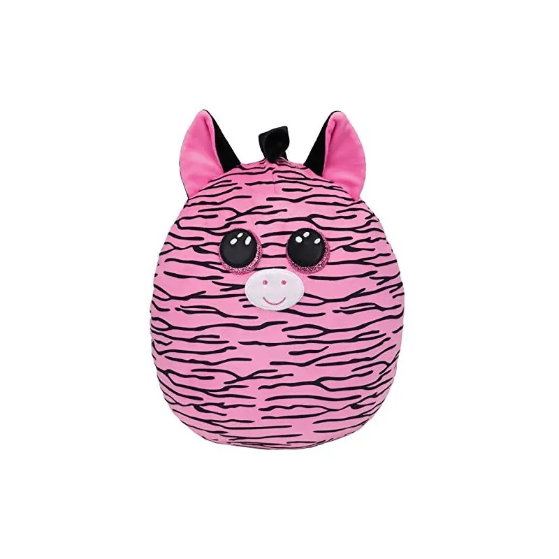 TY Zoey Zebra Squish A Boo 10"