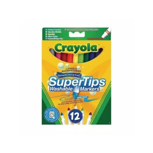Crayola 12 Super Tips Washable Markers
