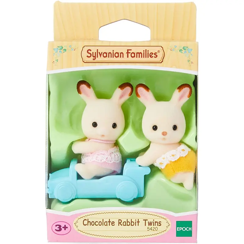 Sylvanian Families Chocolate Rabbit Twins