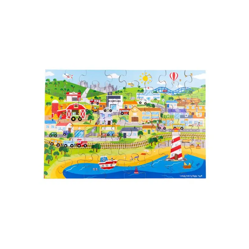 Transport Town 48 piece  Floor Puzzle