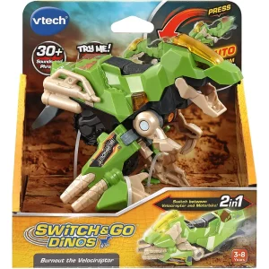 VTech Switch & Go Dinos Burnout the Velociraptor