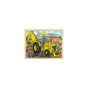 24 Piece Tray Puzzle - Digger