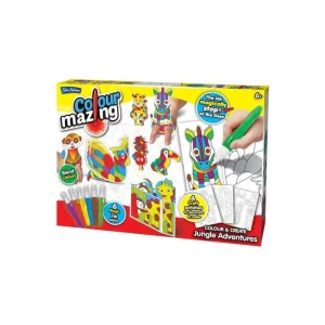 3D Jungle Adventure Colourmazing