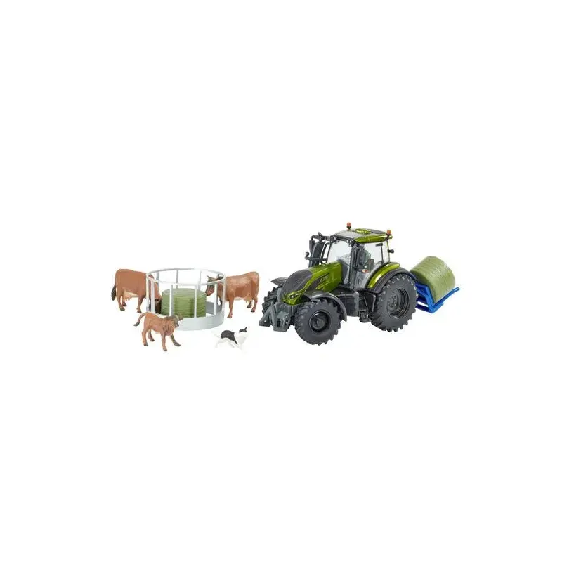 Britains 1:32 Metallic Olive Green Valtra Playset