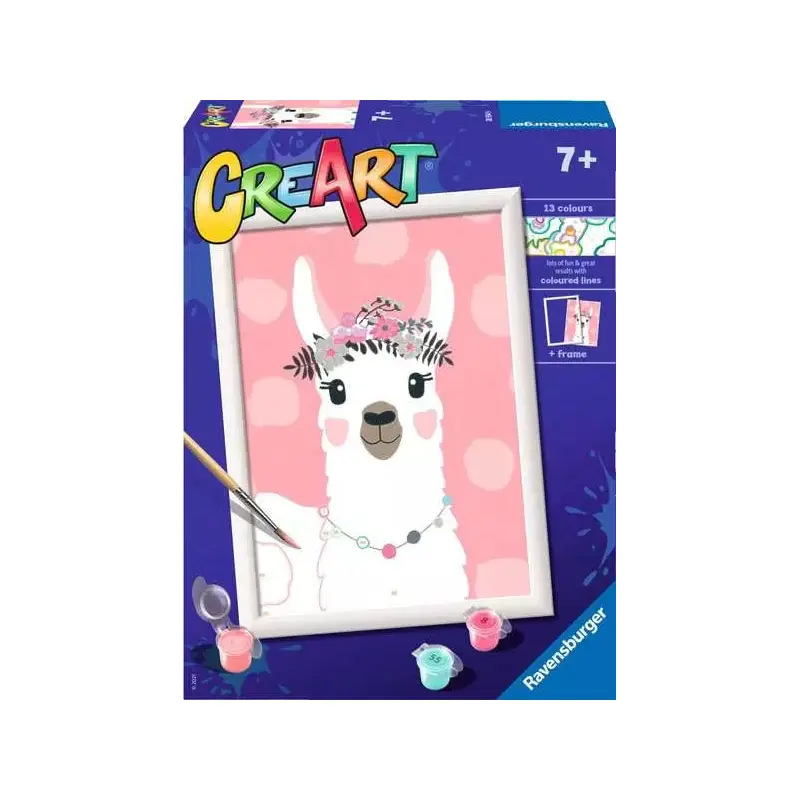 CreArt Paint by Numbers - No Drama Lama