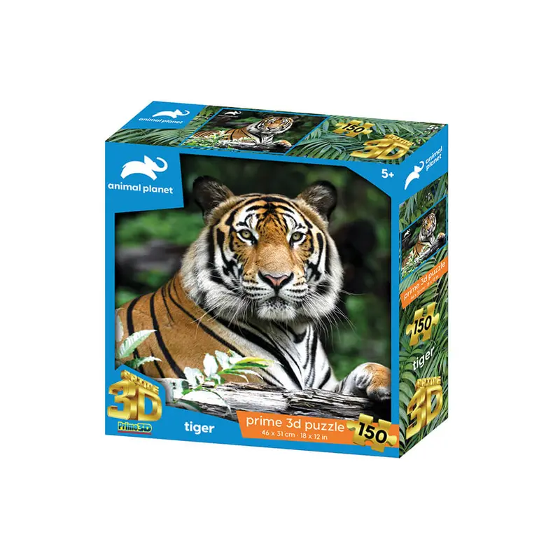 Tiger 150 Piece 3D Jigsaw