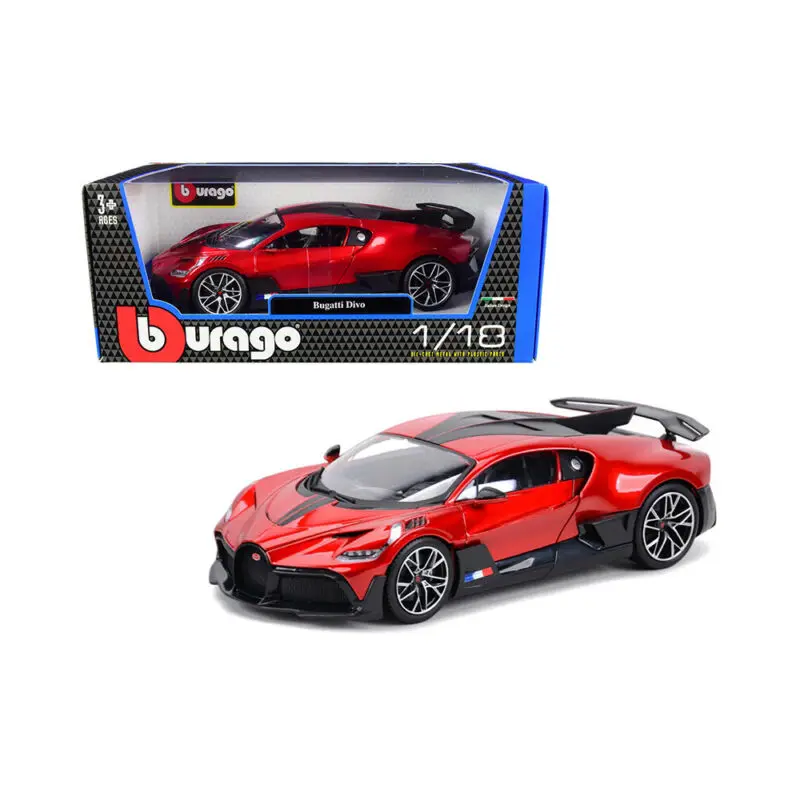Burago Bugatti Divo Red 1:18 Die Cast Car