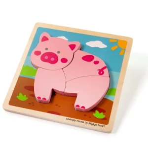 Chunky Lift Out Pig Puzzle