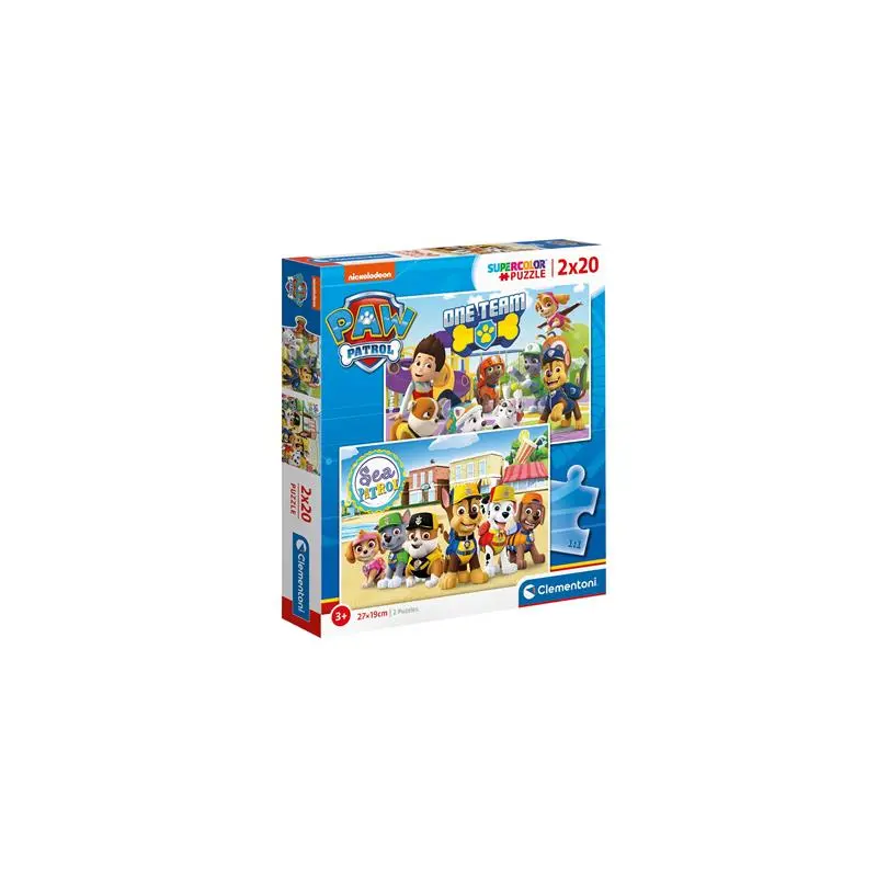 Clementoni Paw Patrol 2x20 Piece Jigsaw Puzzle