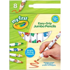 Crayola 8 My FirstEasy Grip Crayola Jumbo Pencils