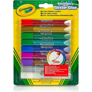 Crayola 9 Washable Glitter Glue