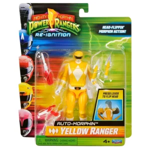 Mighty Morphin Power Rangers Re-Ignition Action Figure Yellow Ranger